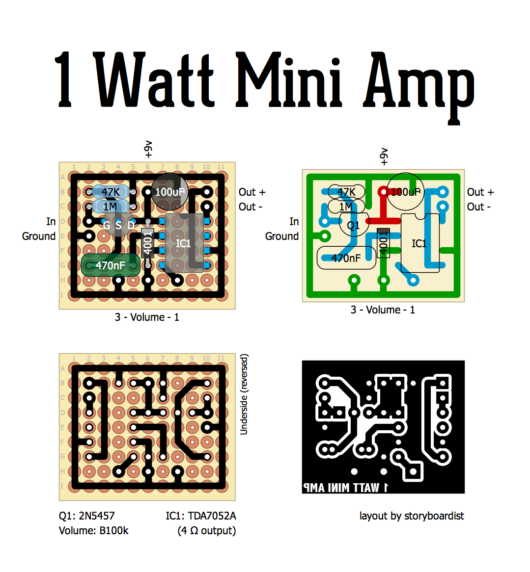 1 Watt Mini Amp a3de89d7343b