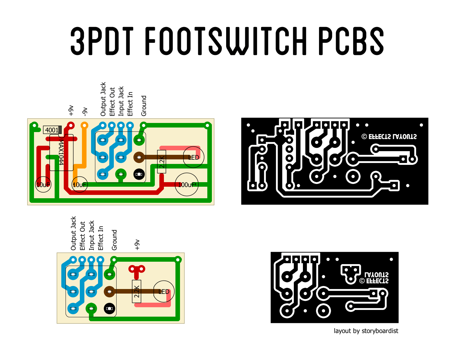 3PDT Switch PCBs ff515dd20649
