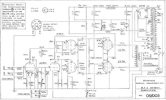 VOX AC2, 30 WATT AMPLIFIER. OS/003 (FIXED BIAS) VOX AC2, 30 WATT AMPLIFIER. OS/003 (FIXED BIAS)