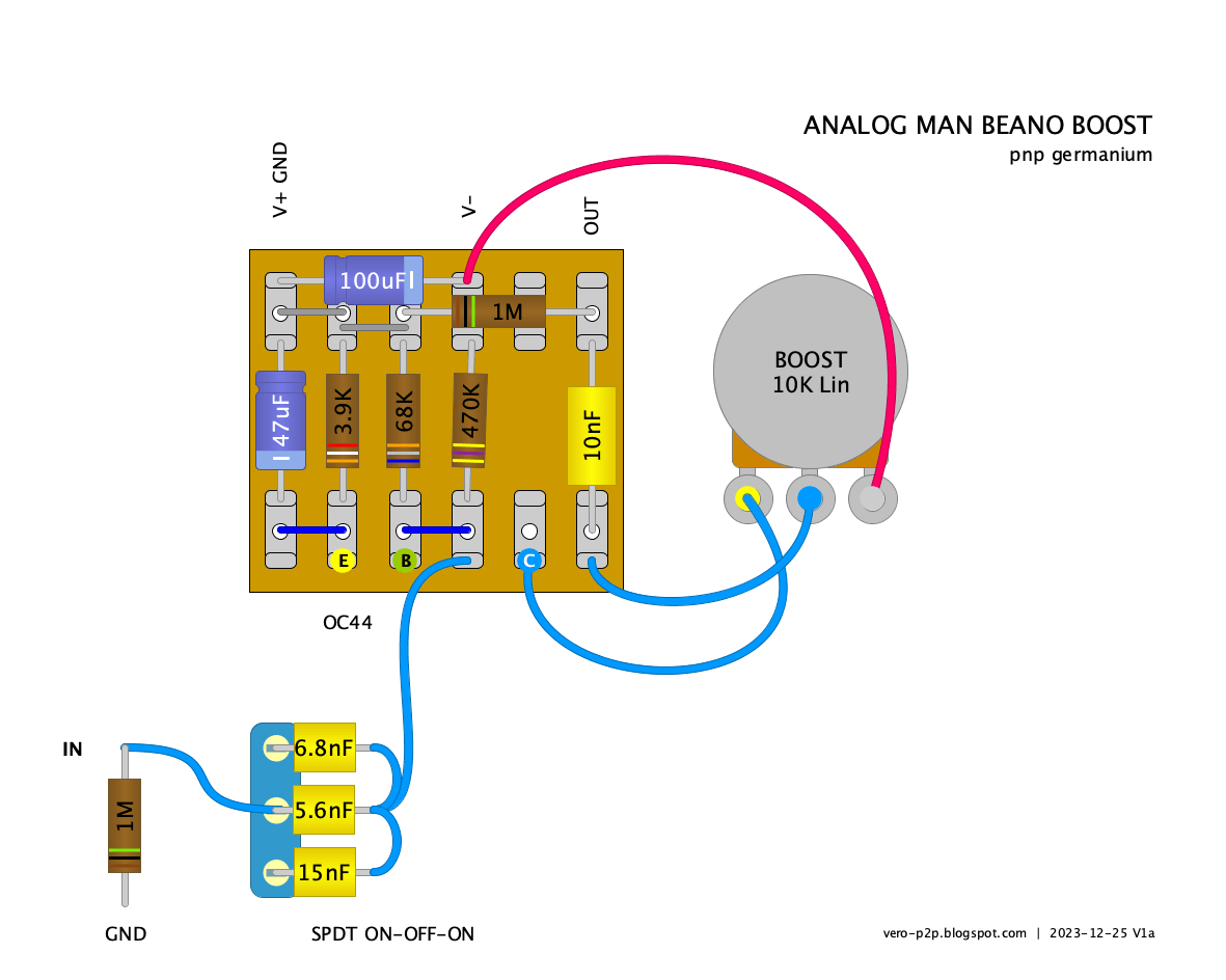 ANALOG MAN Beano Boost tag board layout v1a 13a898fe84fa