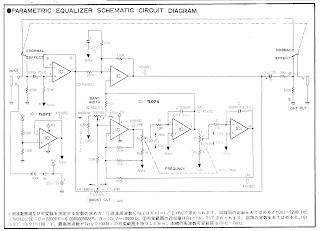 PARAMETRIC EQUALISER ORIGINAL SCHEMATIC PARAMETRIC EQUALISER ORIGINAL SCHEMATIC
