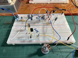 MODDED BOSS DS-1 ON THE BREADBOARD MODDED BOSS DS-1 ON THE BREADBOARD