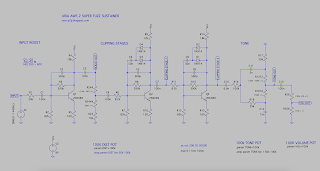 ARIA SUPER FUZZ SUSTAINER - GUITAR EFFECT SCHEMATIC ARIA SUPER FUZZ SUSTAINER - GUITAR EFFECT SCHEMATIC