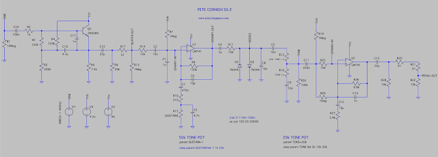 PETE CORNISH SS-2 SOFT SUSTAIN - SCHEMATIC