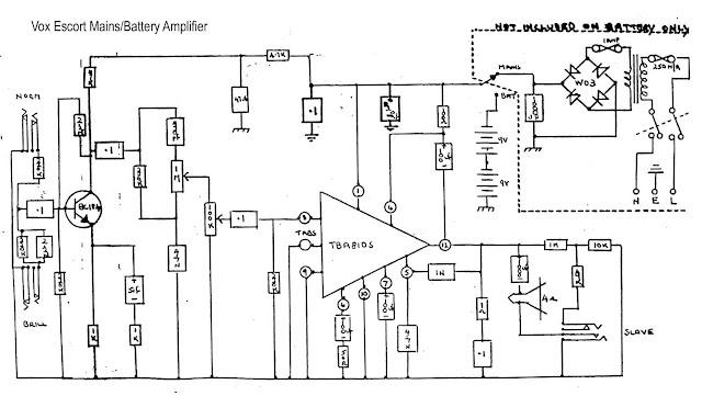 Vox escort guitar amplifier schematic Vox escort guitar amplifier schematic
