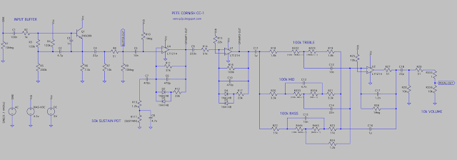PETE CORNISH CC-1 ON LTSPICE - SCHEMATIC