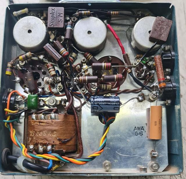 AWA MODEL PA806 PA AMPLIFIER - internal photo of circuit AWA MODEL PA806 PA AMPLIFIER - internal photo of circuit