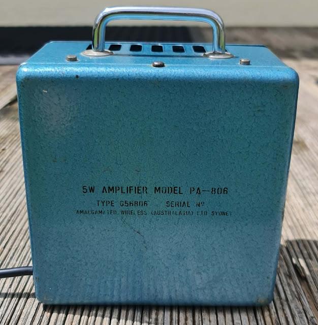 AWA MODEL PA806 PA AMPLIFIER - rear panel AWA MODEL PA806 PA AMPLIFIER - rear panel