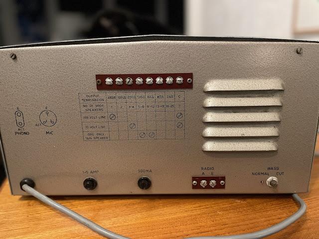 Model PA1003 25w PA Valve Amplifier