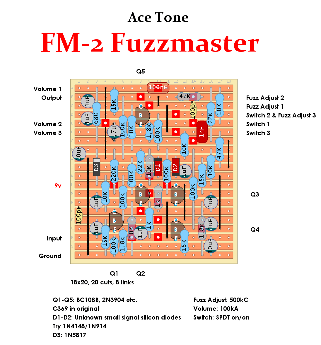 Ace Tone FM2 Fuzzmaster stock 847e6137edc7