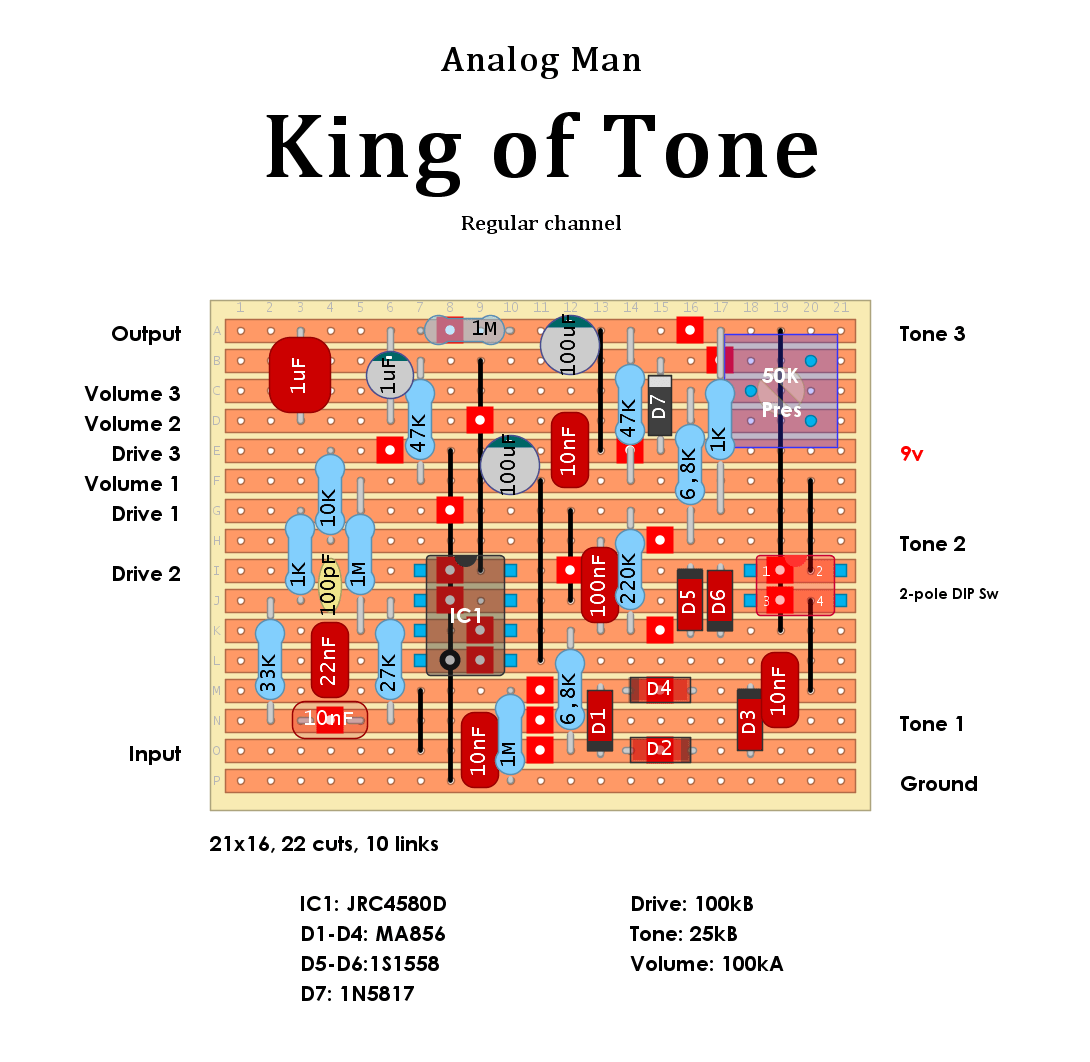Analog Man King of Tone regular channel f9fc89f2c780