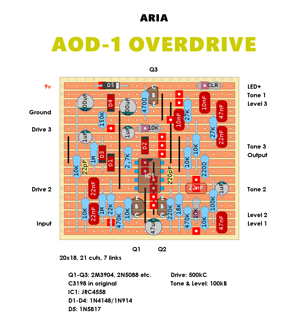 Aria AOD 1 Overdrive 2e04c0097b94
