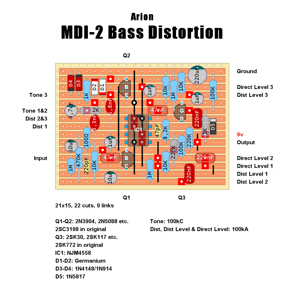 Arion MDI2 Bass Distortion 8dd8bf711095