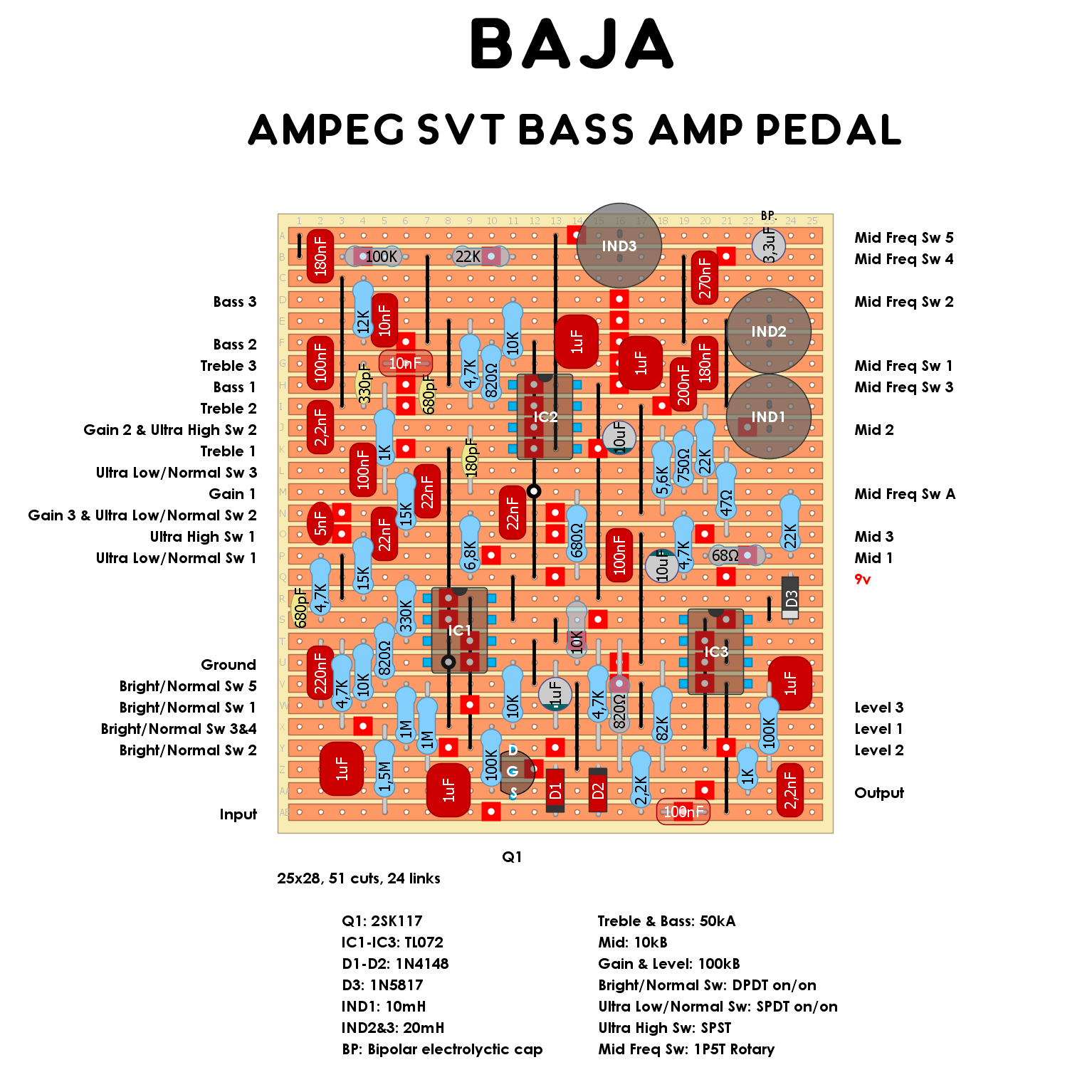 BAJA Ampeg SVT Bass Pedal cff983f77d0a