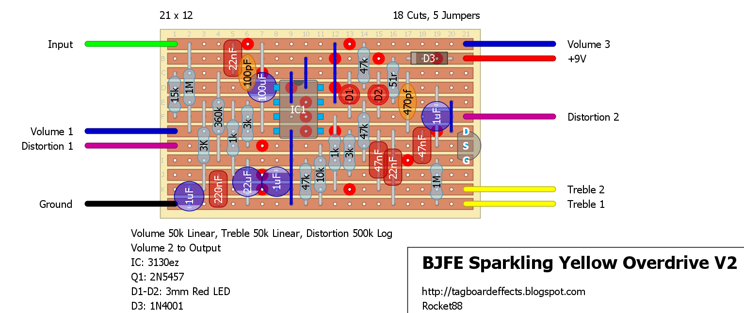 BJFE Sparkling Yellow Overdrive V2 f5f19a91be69