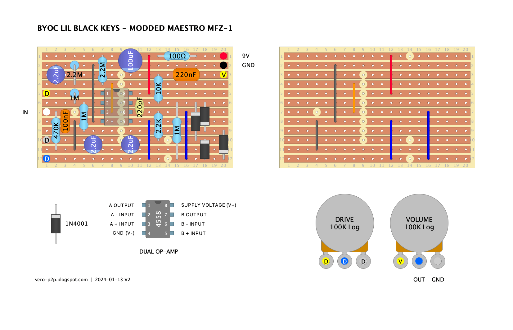 BYOC Black Keys MAESTRO MHZ 1 vero layout v2 ee39334ce2d5
