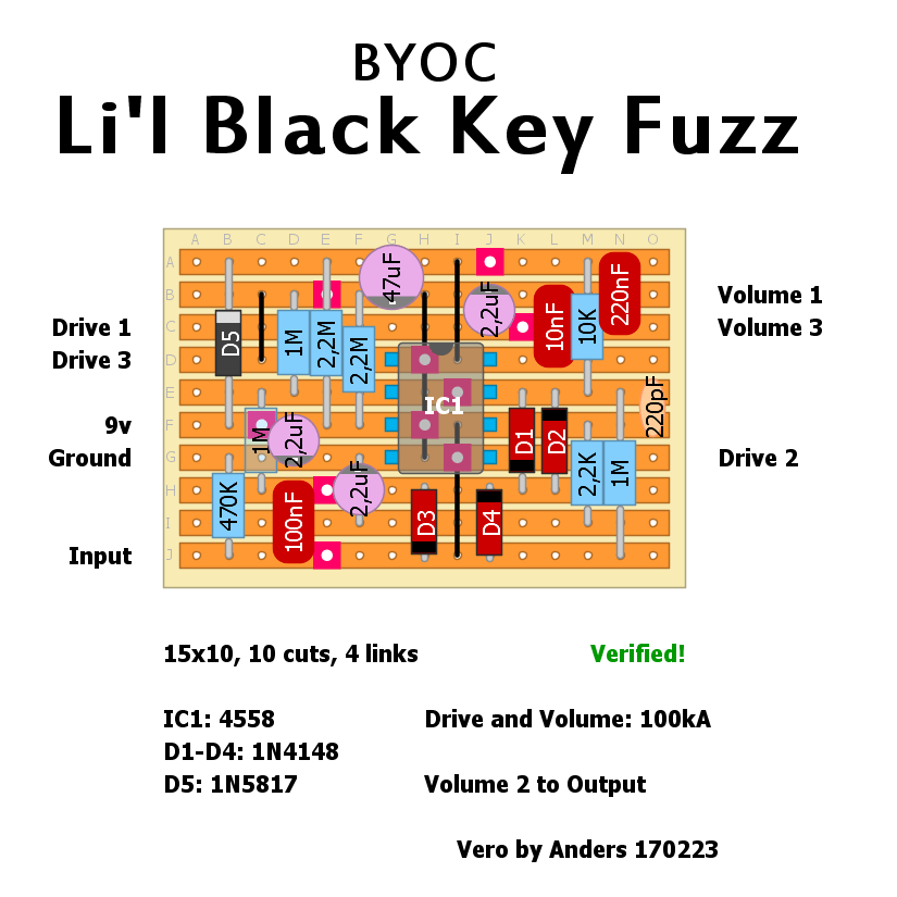 BYOC Lil Black Key Fuzz b9c9a88ab8dd