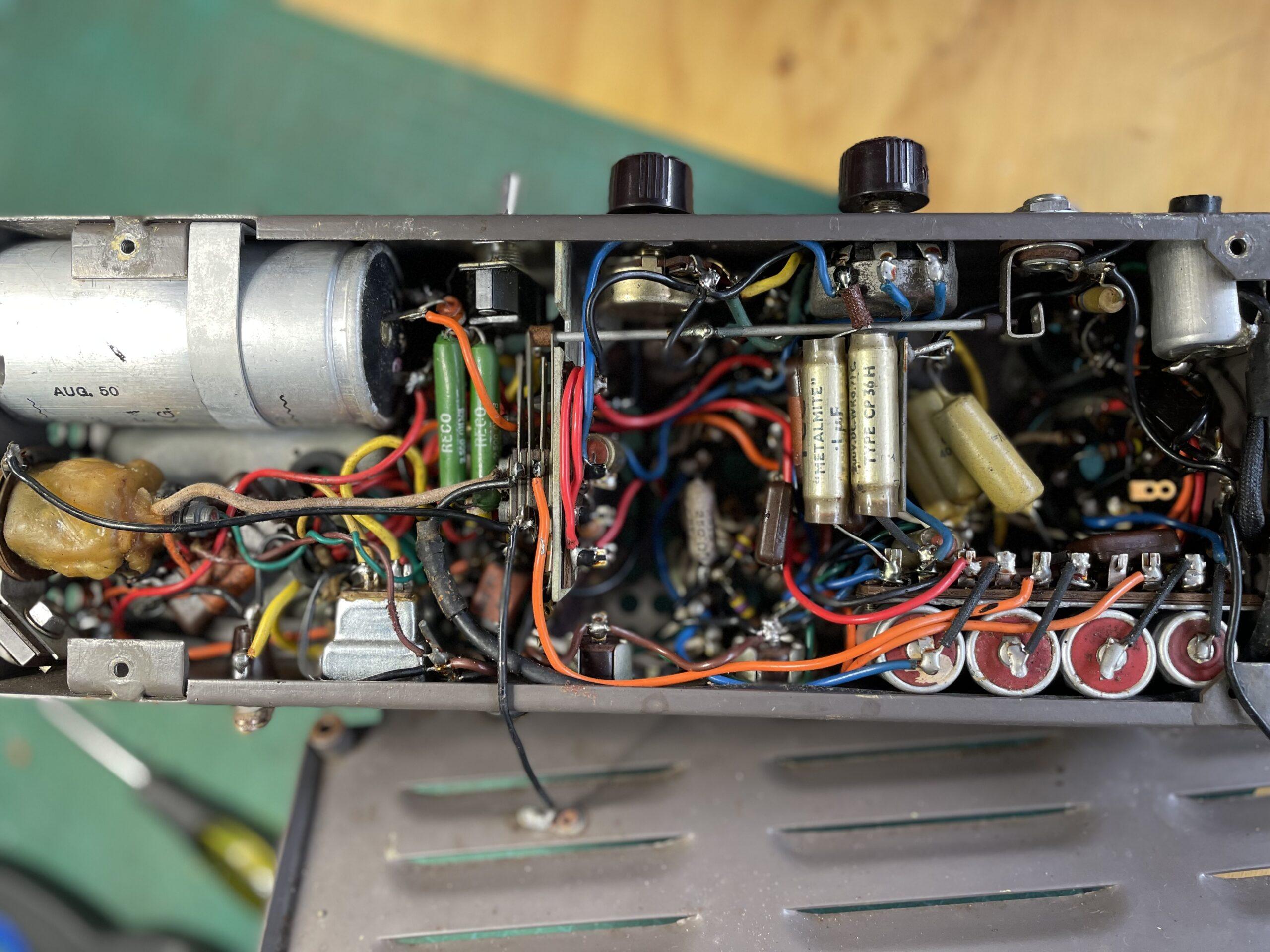 BELL & HOWELL: Model 601 vintage film projector amplifier circuit or gut shot BELL & HOWELL: Model 601 vintage film projector amplifier circuit or gut shot