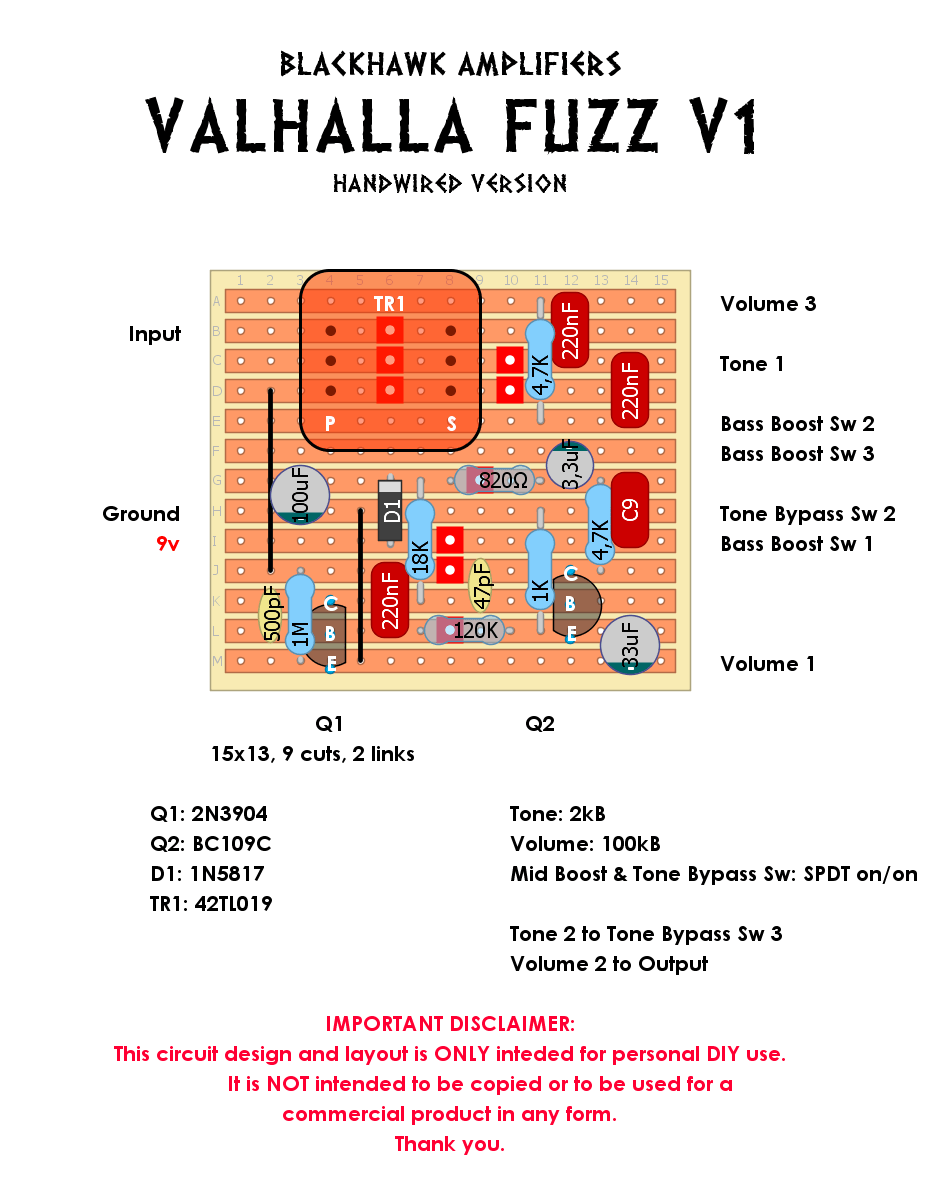 Blackhawk Valhalla V1 handwired transformer 05ec1b3bc0c3