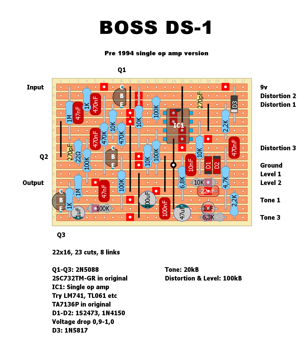Boss DS 1 Pre 1994 182ce1abfe58