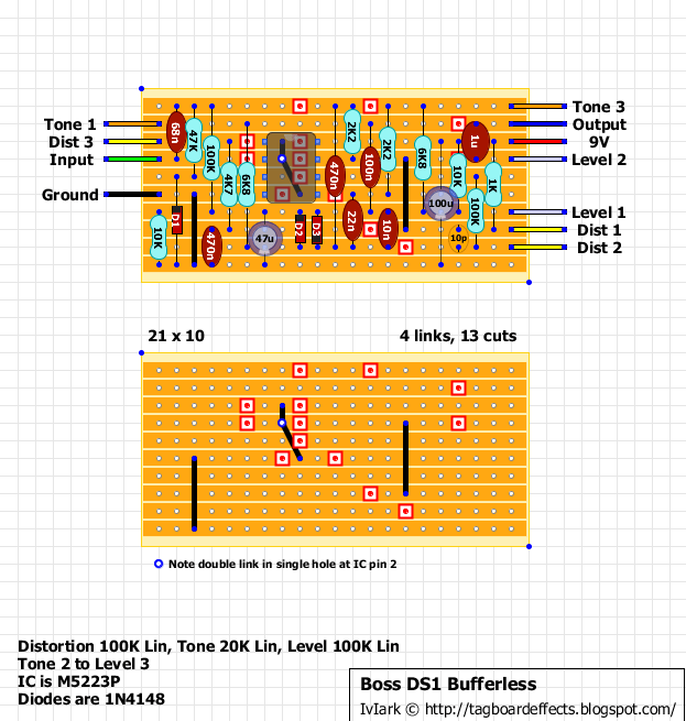 Boss DS1 Bufferless 43d745b299cc