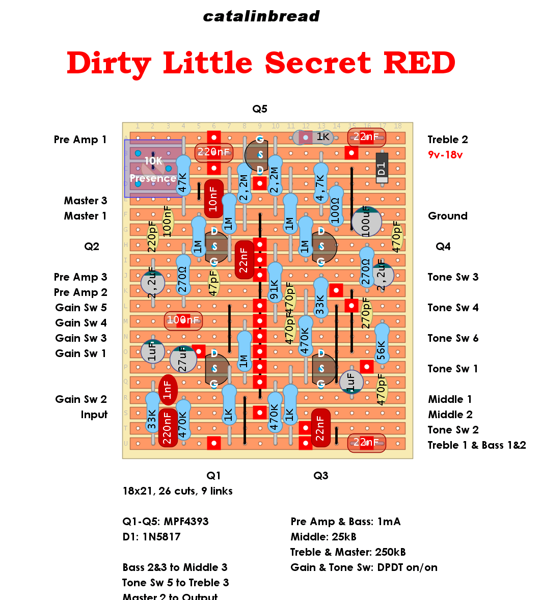 Catalinbread Dirty Little Secret RED d406c34dbe59