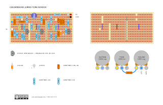 COLORSOUND JUMBO TONEBENDER - VERO LAYOUT