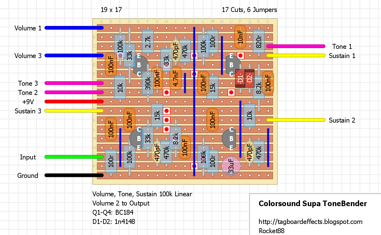 Colorsound Supa ToneBender 1813cf7881f1