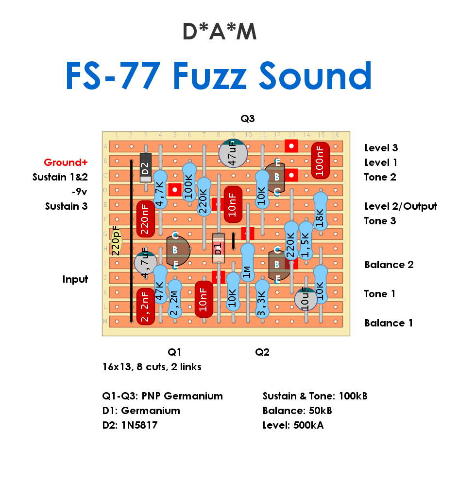 DAM FS77 Fuzz Sound ac90468edc85