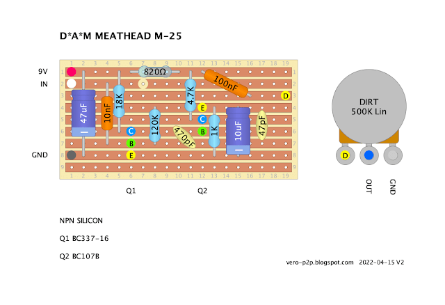 D*A*M MEATHEAD M-25 - VERO LAYOUT D*A*M MEATHEAD M-25 - VERO LAYOUT