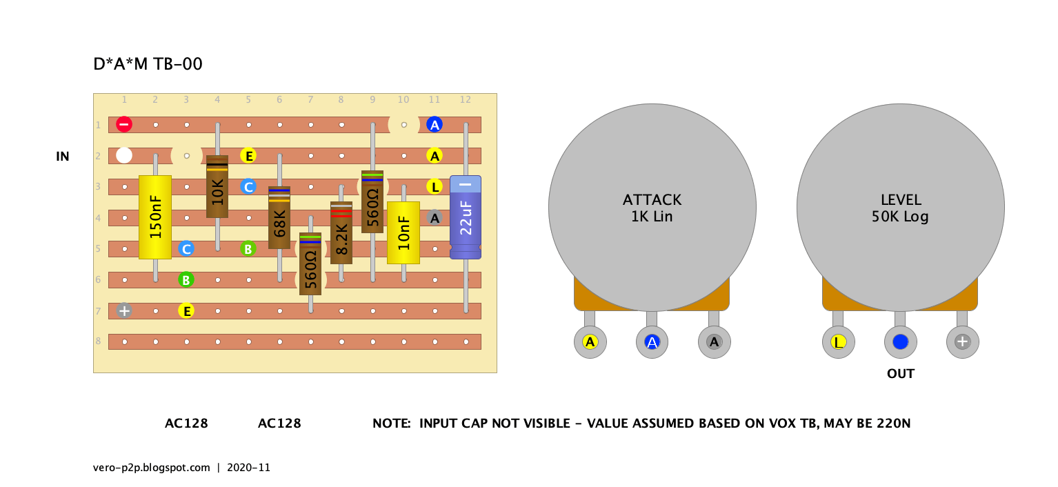 DAM TB 00 Tone Bender Vero Layout a752f244cd12