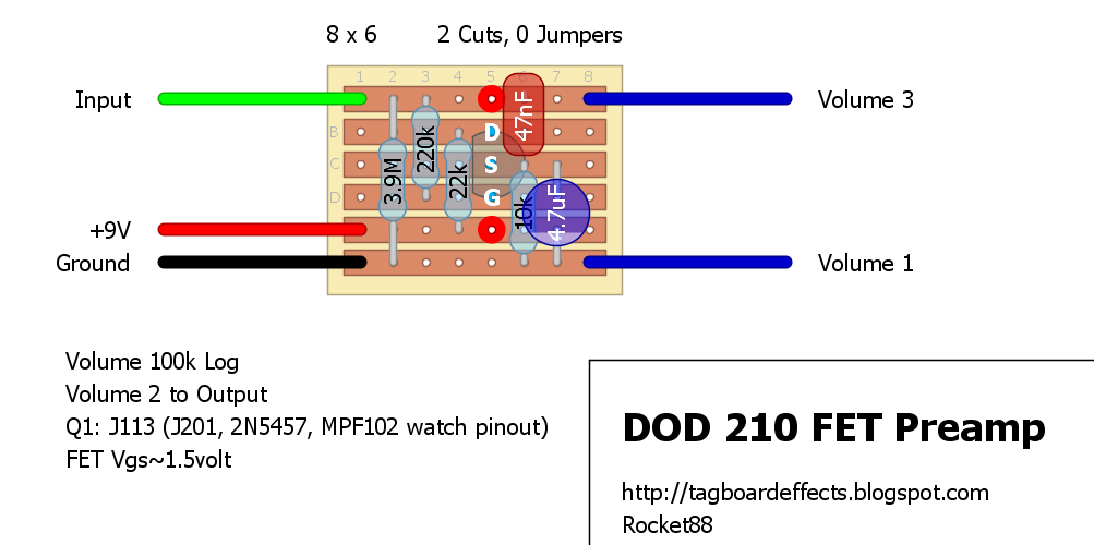 DOD 210 FET Preamp 47f105fe072a