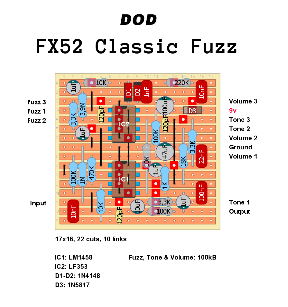 DOD FX52 Classic Fuzz 31e1fdf9b4d9