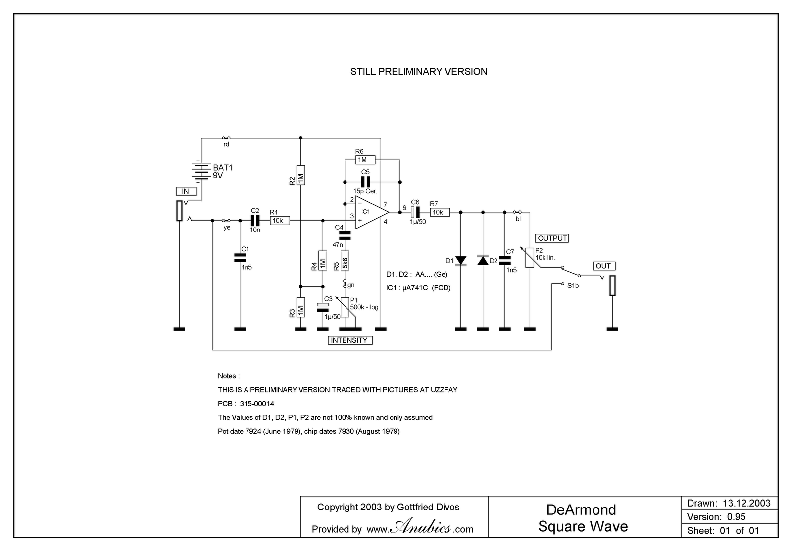 DeArmond SquareWave 718590f3bab1