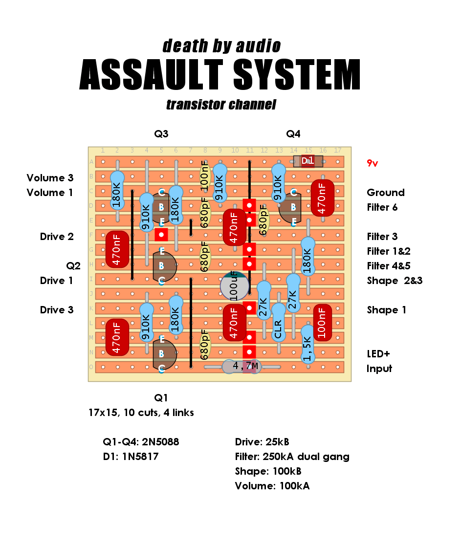 Death by Audio Assault System transistor f87f569188d7