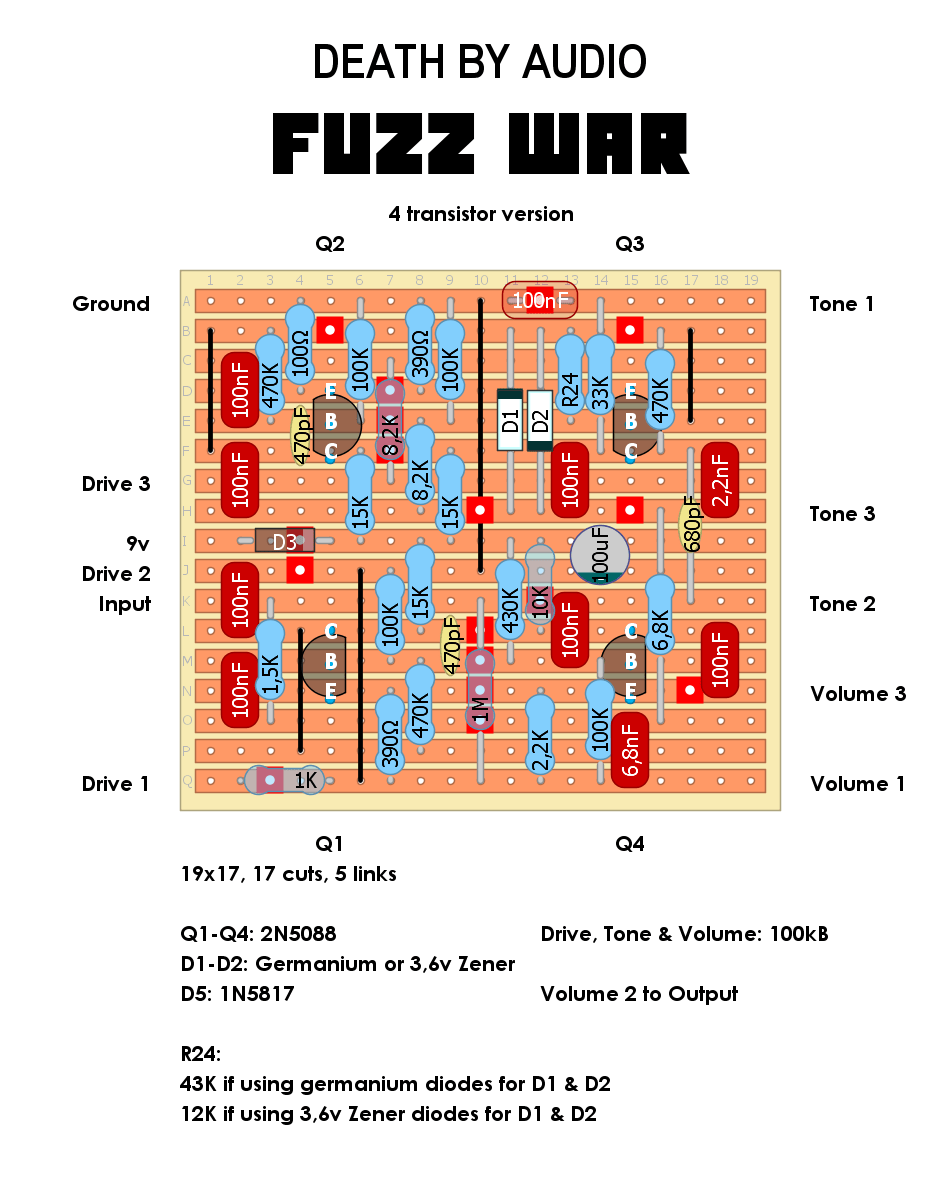 Death by Audio Fuzz War 4 transistor 2c2eafc8731a