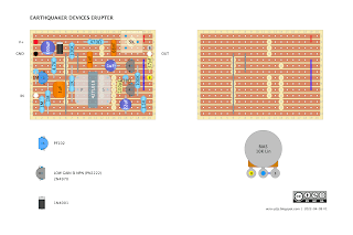 EARTHQUAKER DEVICES ERUPTER - GUITAR FX VERO LAYOUT EARTHQUAKER DEVICES ERUPTER - VERO LAYOUT STOMPBOX