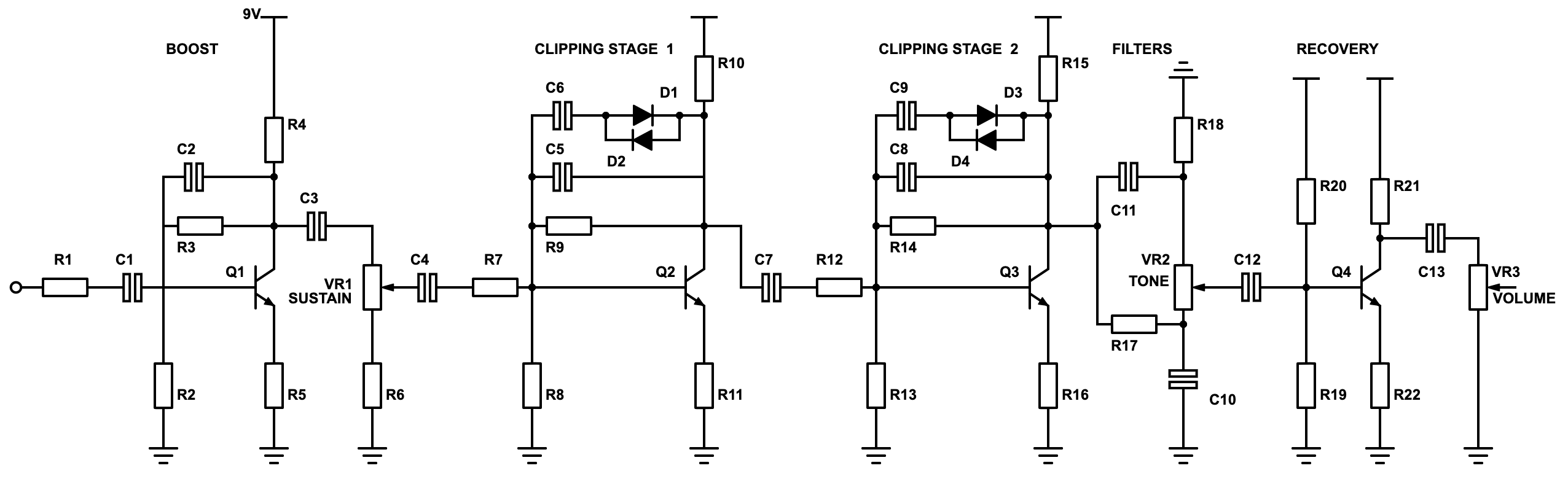 EHX Big Muff Schematic 2082d0cd792f
