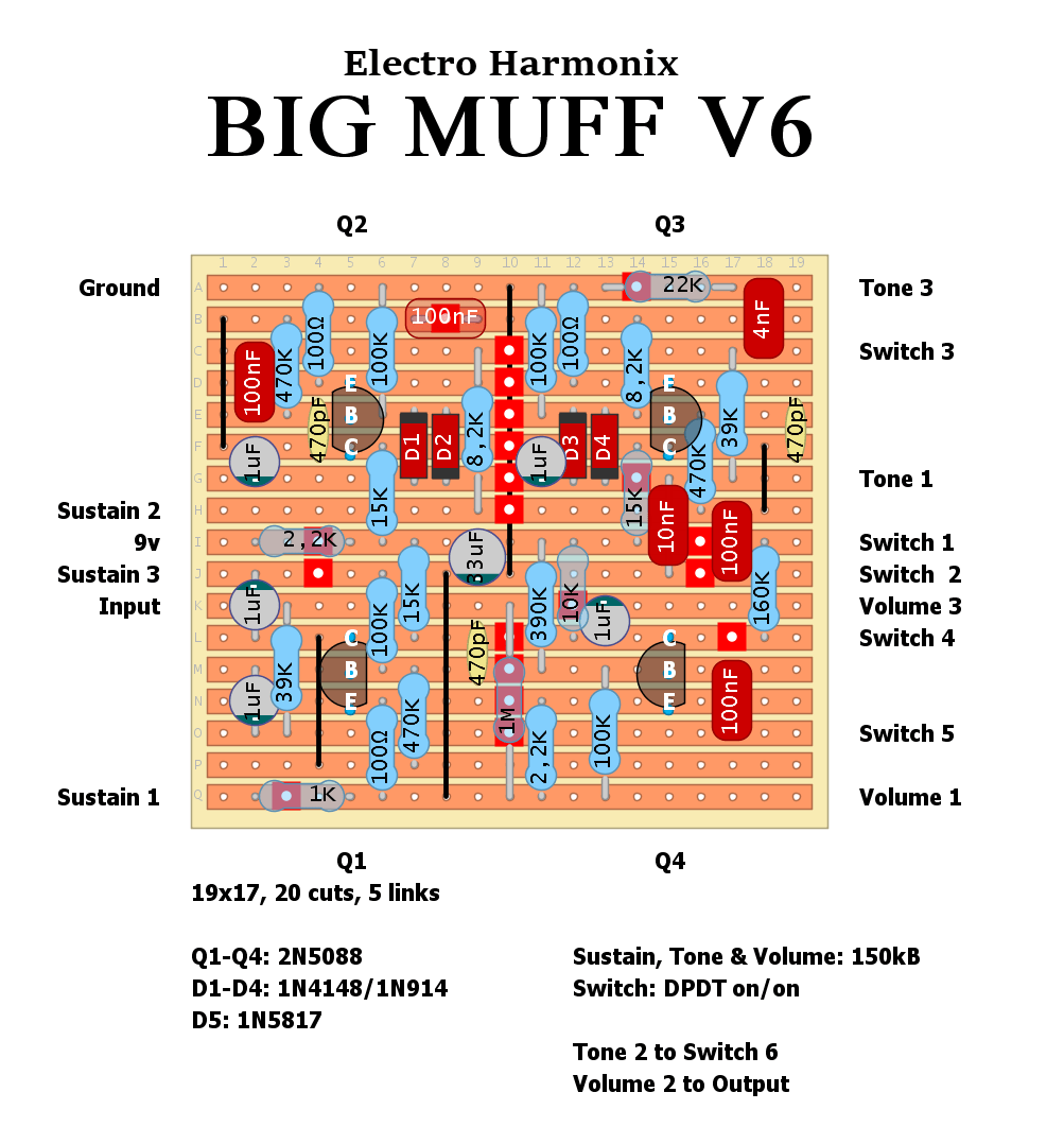 EHX Big Muff V6 1979 1984 715a1144e98e