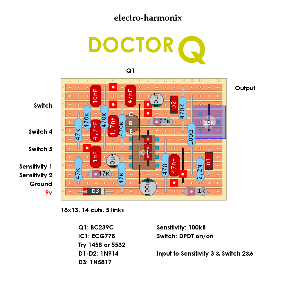 EHX Dr Q vintage 7abb66febd89