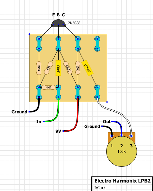 EHX LPB2 Rev 2 Turret IvIark 03f307415753