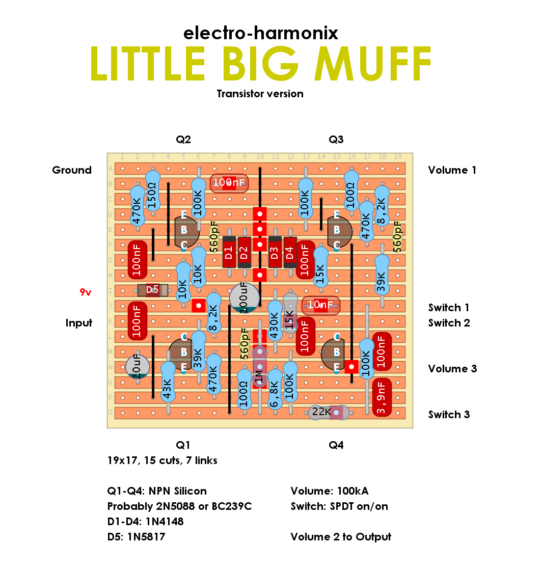 EHX Little Big Muff transistor 49704280f2f3