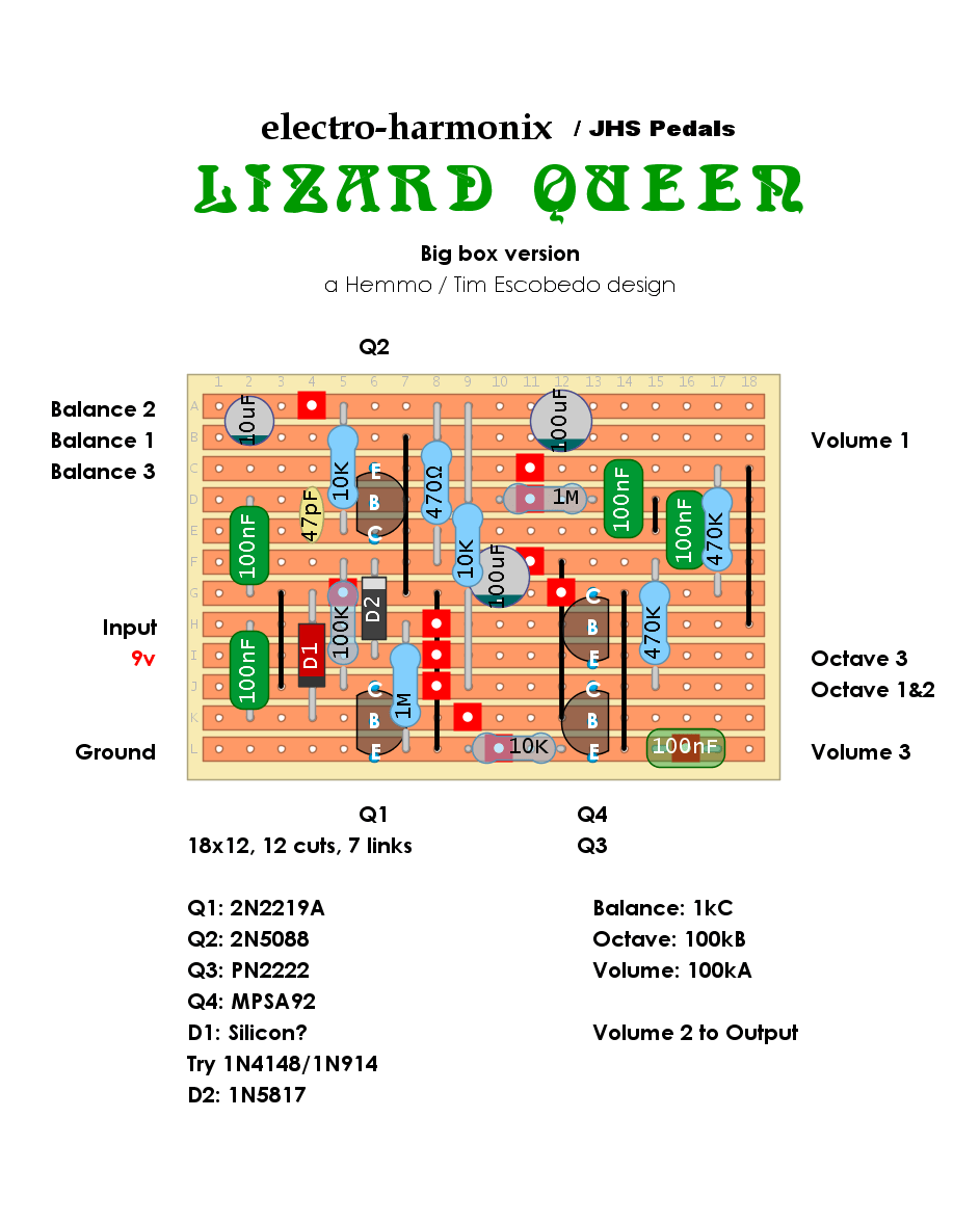 EHX Lizard Queen big box 10568bc878ac