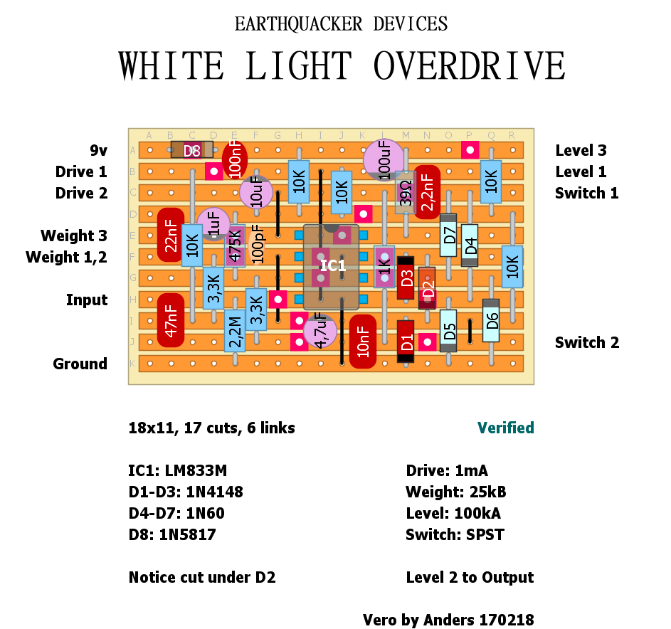 Earthquacker Devices White Light Overdrive fdbae09f8390