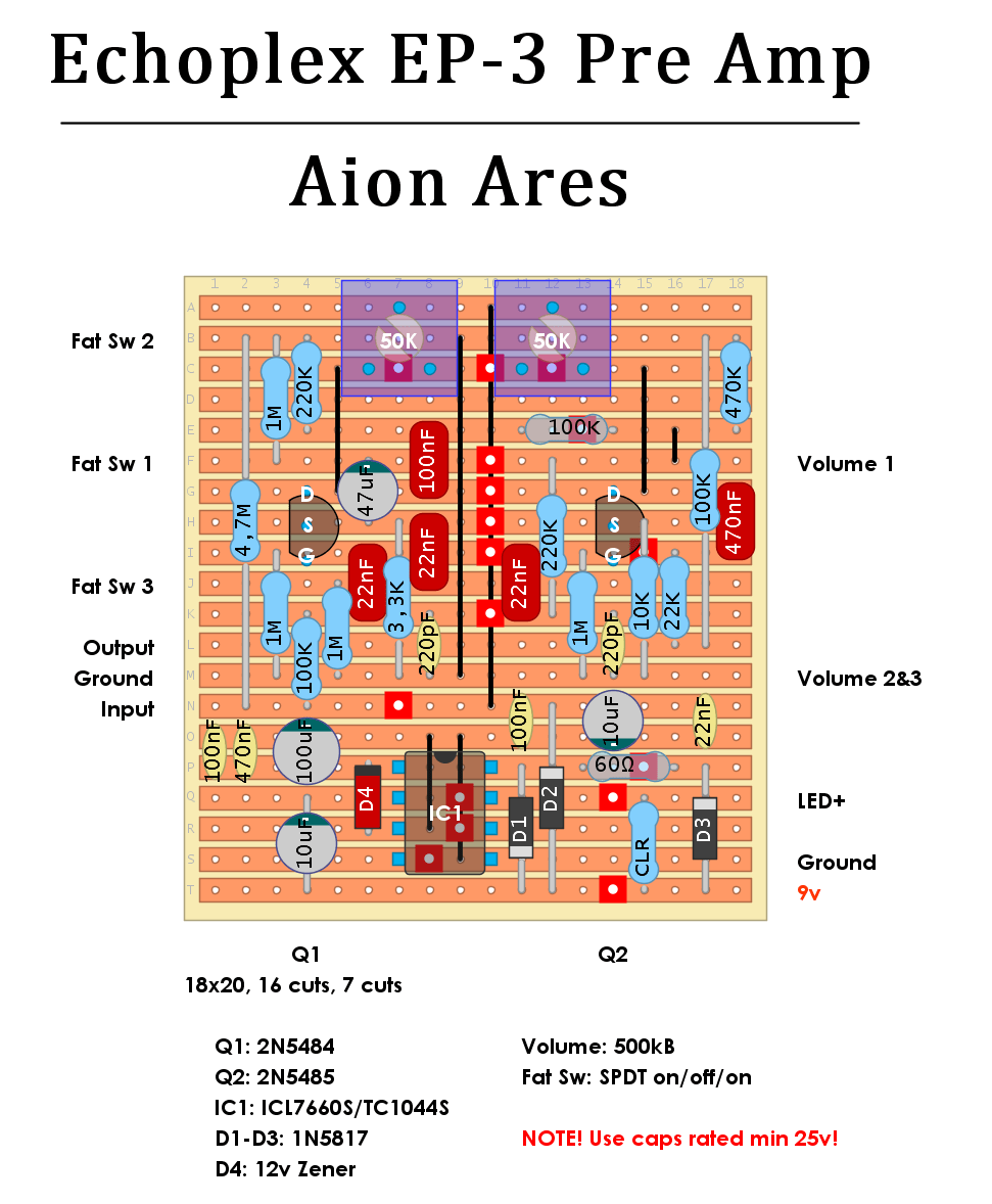 Echoplex EP3 Prea Amp Aion Ares bdfa05b2c50b