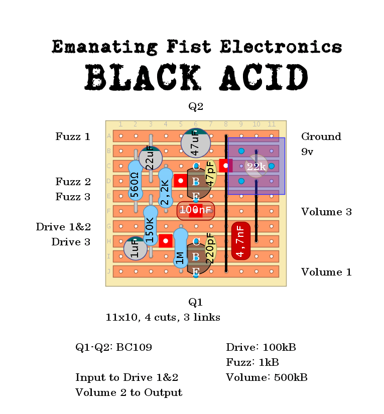 Emanating Fist Electronics Black Acid f6238e9ab3d8