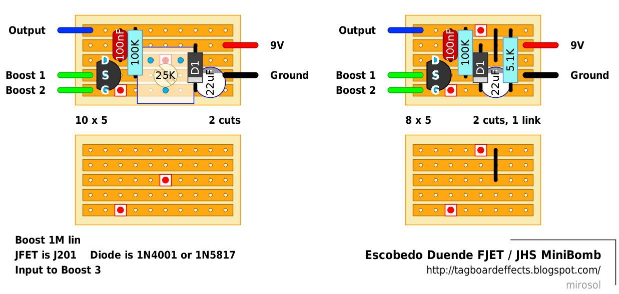 Escobedo Duende JFET JHS MiniBomb 92054f42e84d