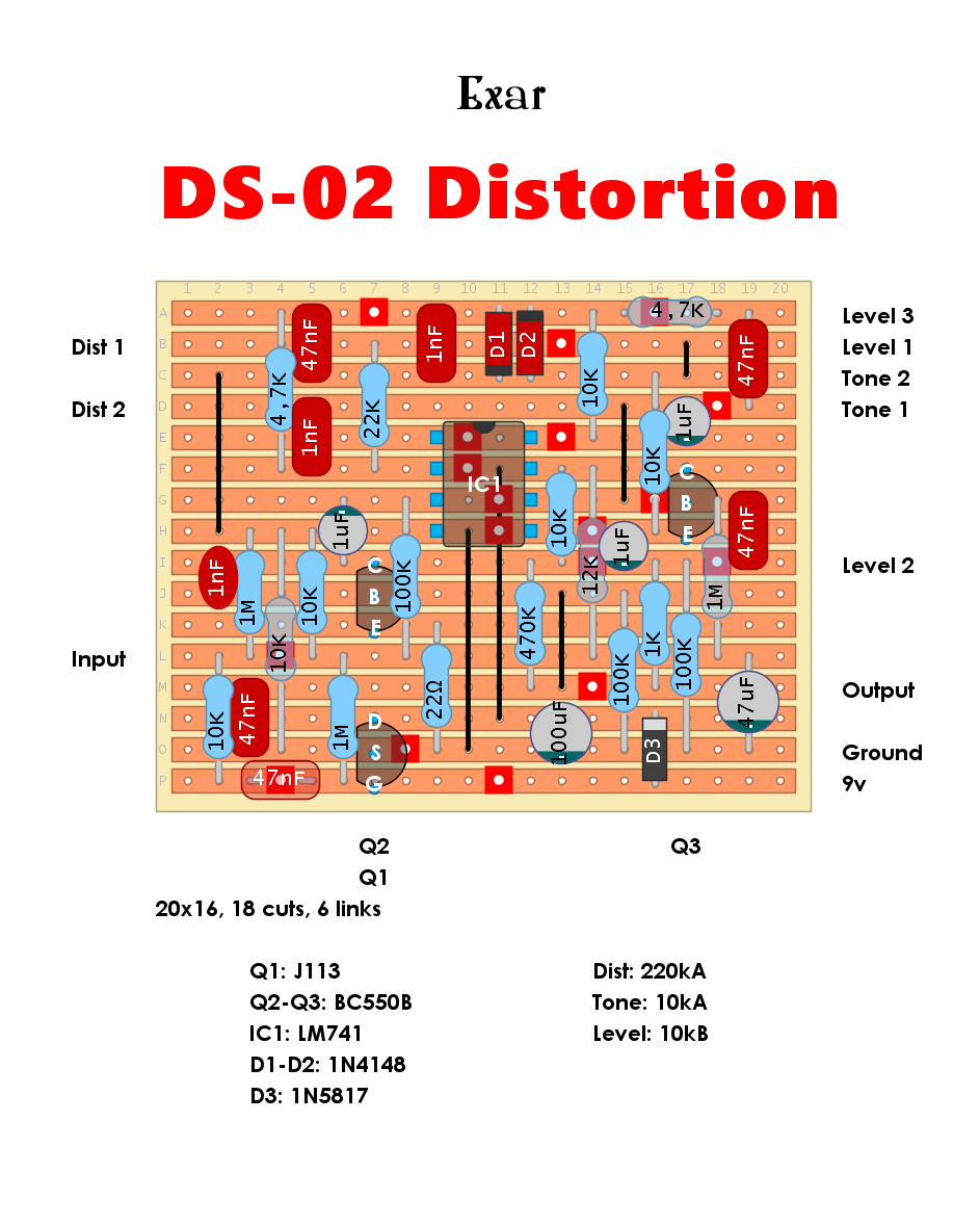 Exar DS02 Distortion 2b966da88052