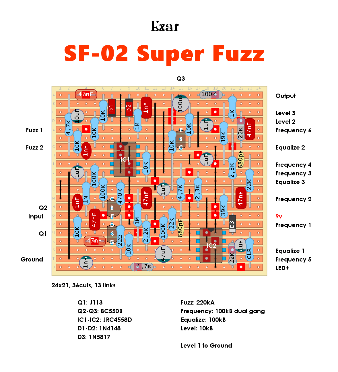 Exar SF02 Super Fuzz 9451bb555fa4