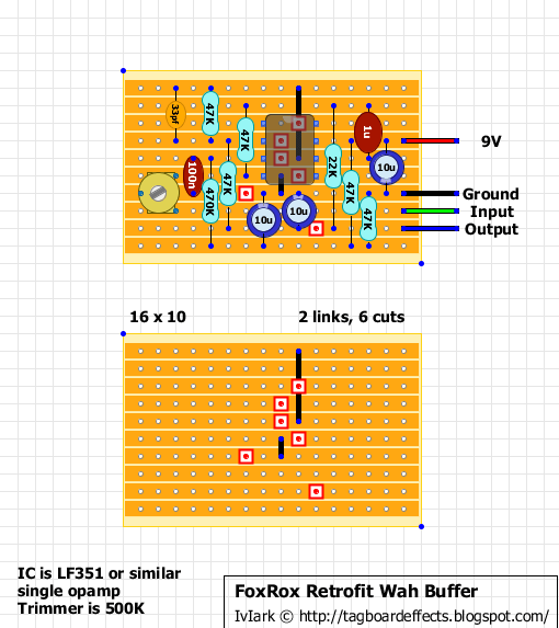FoxRox Retrofit Wah Buffer ee602a0c33b9